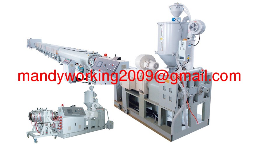 HDPE pipe extrusion machine