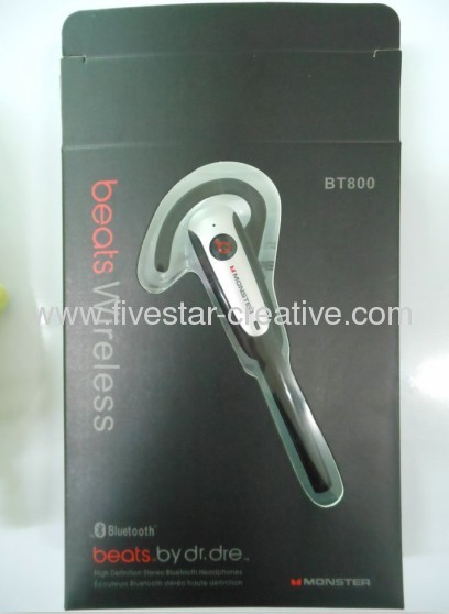 2013 Monster Beats by Dr.Dre Stereo Bluetooth BT800 Headphone Headsets