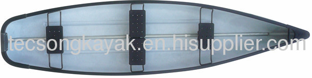 4 plastic seat canoe/sampan