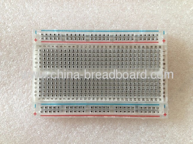 ZYJ-60 - - 400 points transparent solderless Breadboard