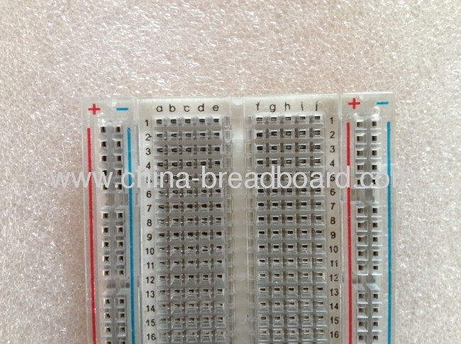 ZYJ-60 - - 400 points transparent solderless Breadboard