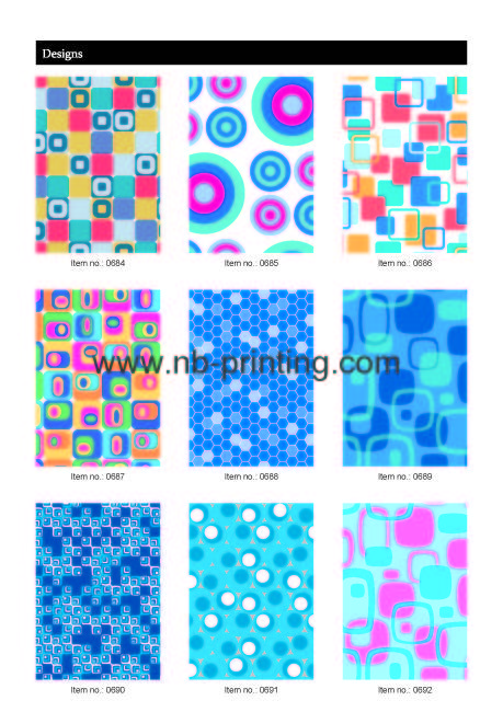 design for notebooks and file folder