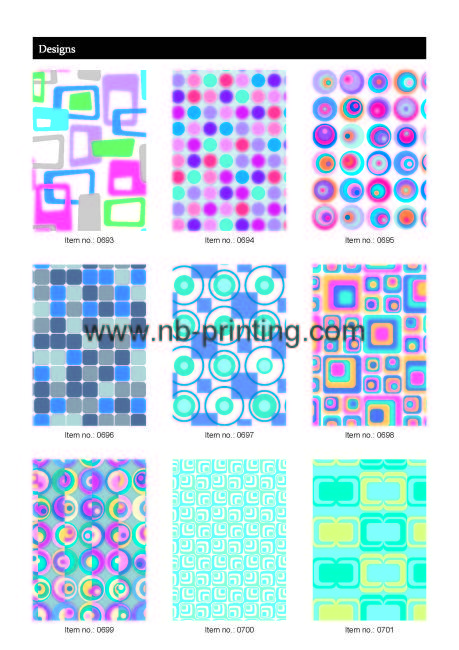 design for notebooks and file folder