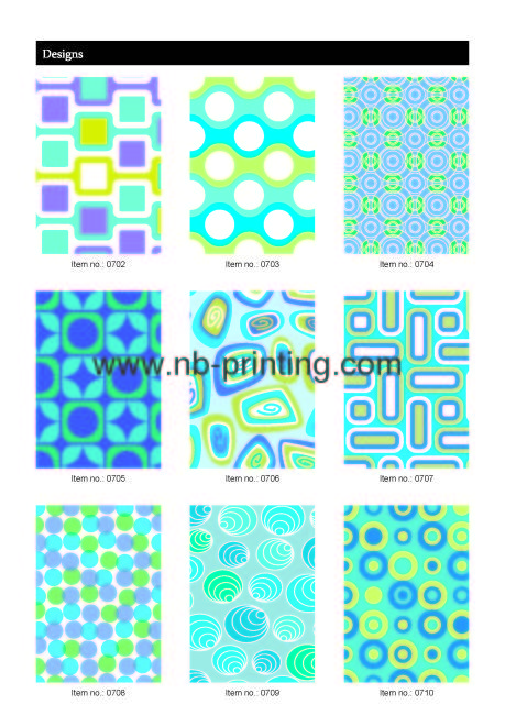 design for notebooks and file folder