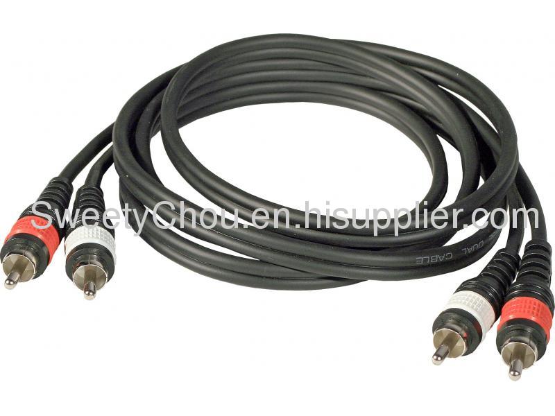 AUDIO VIDEO RCA CABLE/3RCA TO 3RCA CABLE