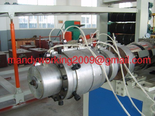 PVC water supply pipe extrusion line