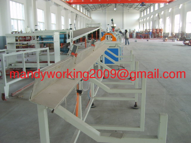 PVC water supply pipe extrusion line