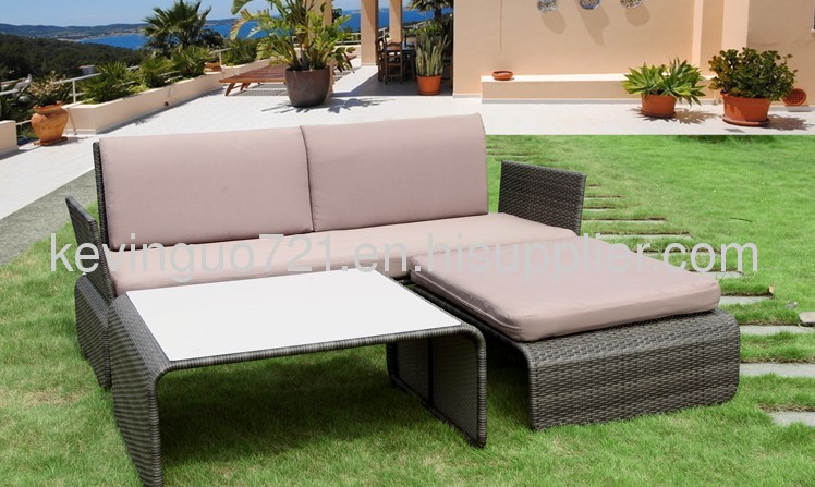 Rattan Patio Garden Sofa Set