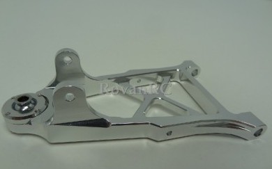 Silver CNC aluminum front suspension arm kit