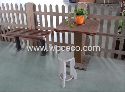 Timeproof courtyard wpc table&chair