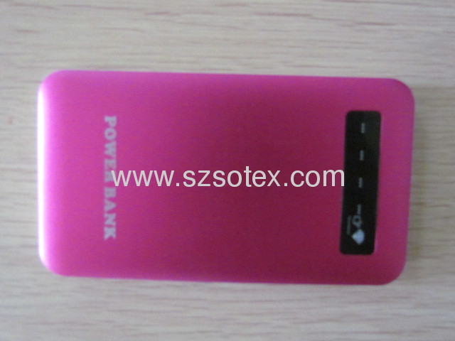 4000mAh portable power bank for mobile phone and devices