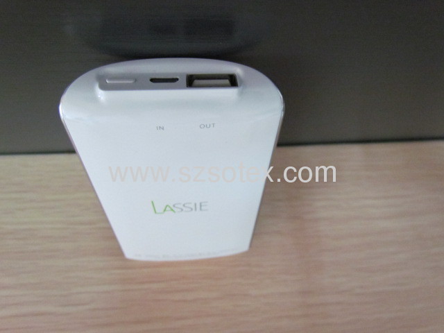 3000mAh portable power bank for mobile phone and devices