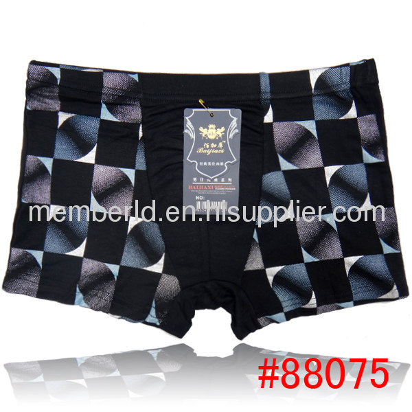 Modal Boxer Short For Man Boyshort Bam100boo Fiber Panties Briefs Lingerie Lntiamtewear Underpants YunMengNi 88075