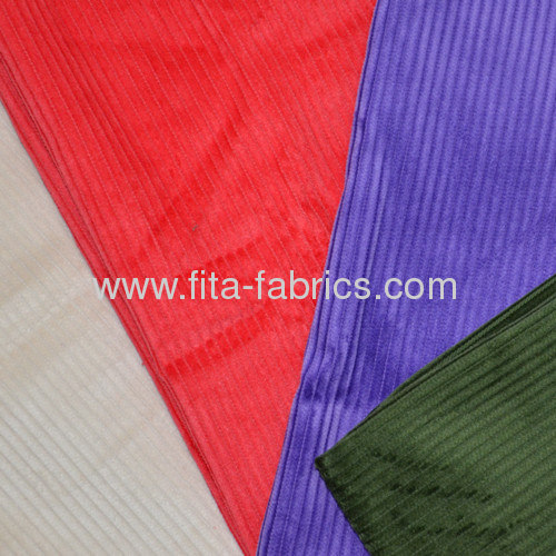 6W100%cotton dyeing corduroy fabric