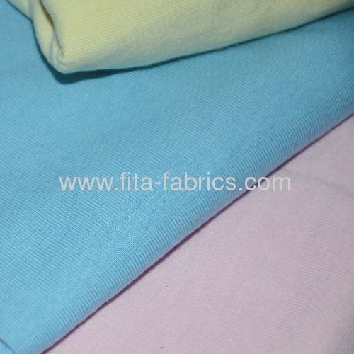 100% cotton knitting interlockfabric 