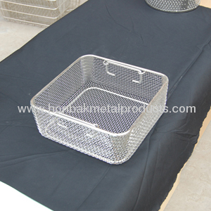 stainless steel wire mesh basket