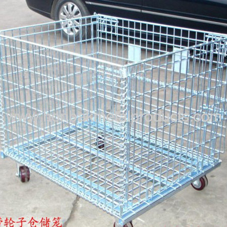 galvanized storage wire mesh container