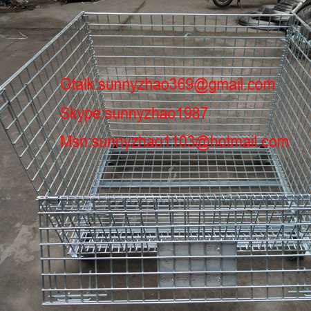 wire pallet wire mesh container