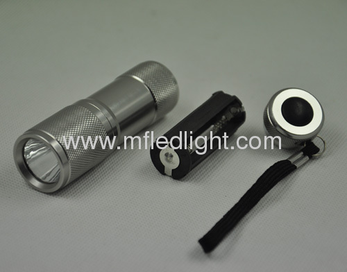 1W/3W White LED high power mini aluminum flashlight