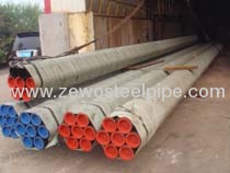 carbon seamlessteel pipe with plastic steet buddles