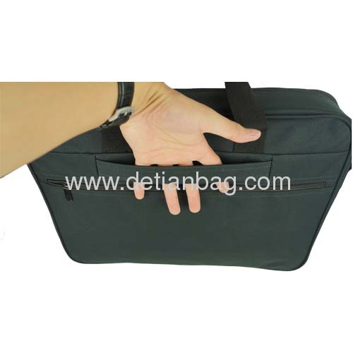 Black 17 inch hard laptop case for men