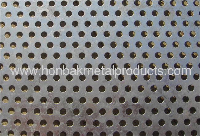 Galvanized perforated metal mesh
