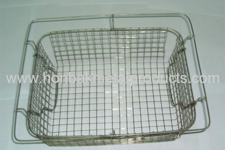 customized stainless steel wire basket/disinfection basket