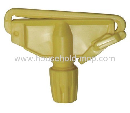 Plastic mop clip gripper