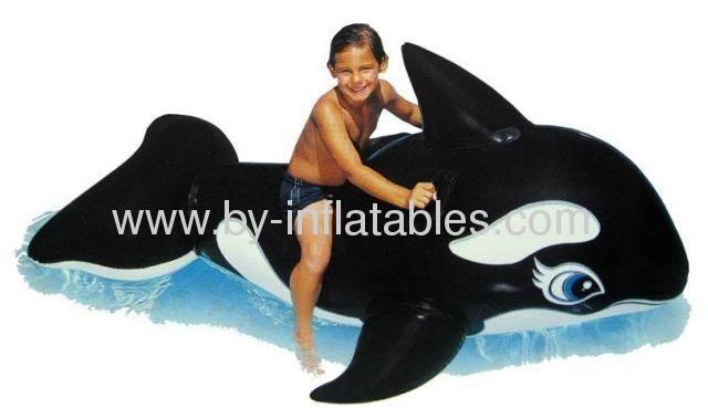 Inflatable PVC kid animal rider