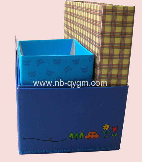 5PCS Box in Box Paper Stationery Organiser 