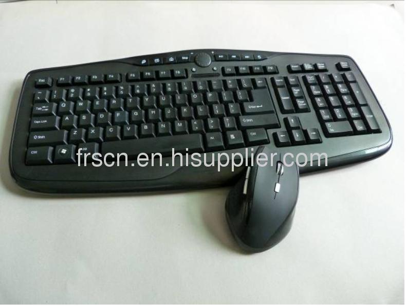 KB-MK01 Black color 107 normal size wireless mouse and keyboard combo