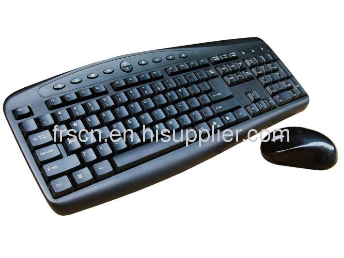 KB-MK02 2.4G wireless keyboard and mouse combo for promotion