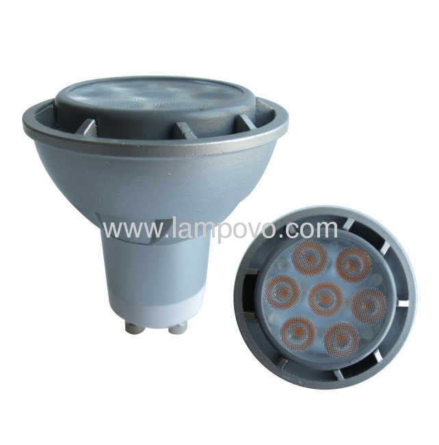 GU10 BASE 7W 7*1W 500LM LED SPOT LAMP 