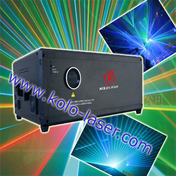 5W high power RGB laser system for outdoor events 