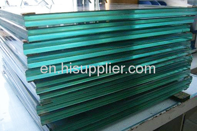 clear and colorful construction glass laminated glass