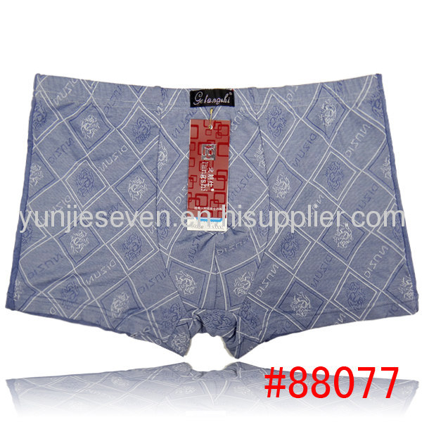 Modal Boxer Short For Man Boyshort Bamboo Fiber Panties Briefs Lingerie Lntiamtewear Underpants YunMengNi 88077