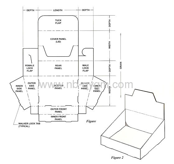 Printed Folding Counter Display boxes