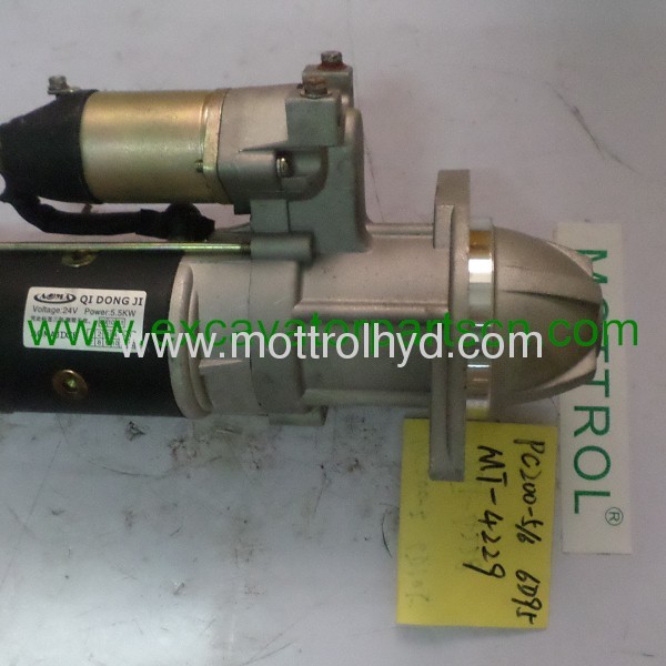 PC200-5 6D95 600-813-4421 starter motor