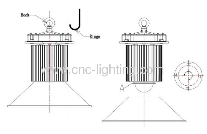 150W COB LED Highbay Light 