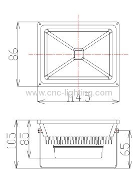 5W-50W IP65 COB Modular LED Flood Light