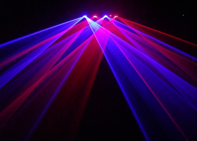 RB 4 head laser stage laser light 