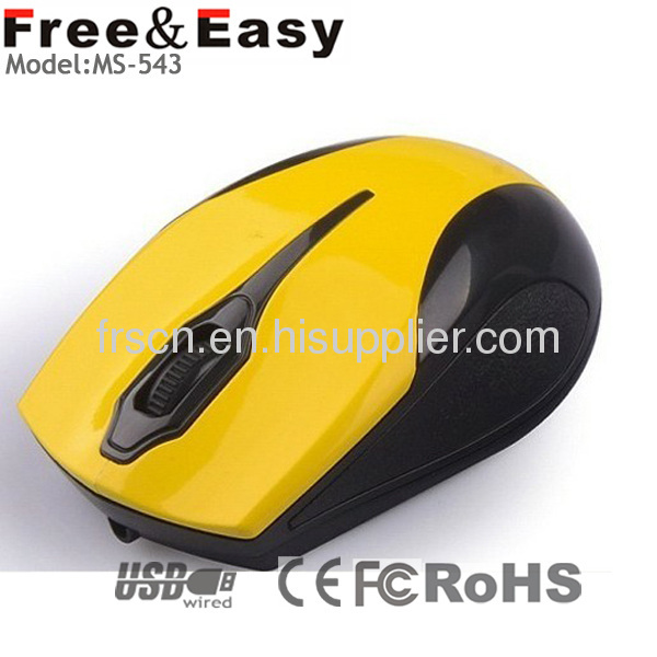 factory best selling standard usb 2.0 wired optical mouse