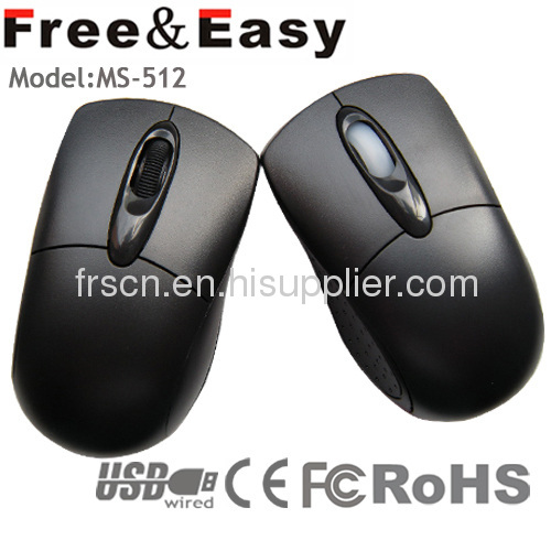 factory best selling standard usb 2.0 wired optical mouse