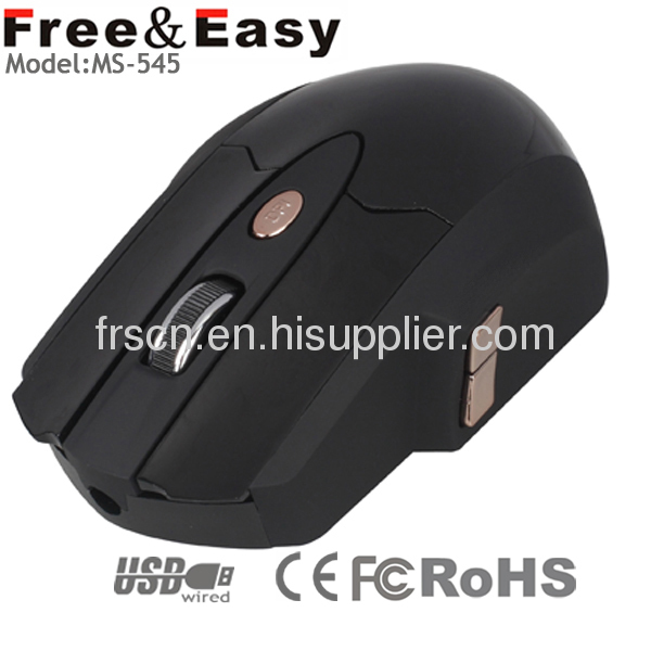 Soft rubber button 3d usb computer wired optical mouse