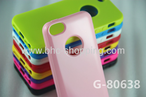 High Quality Simple Pattern with Hole TPU Cases for iPhone 5