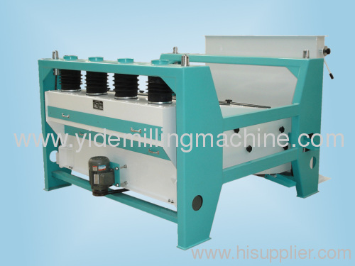 flat rotary sieve clean up big small light impurity clean machinery
