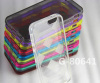 High Quality Tilt Grid Pattern TPU Cover for iPhone 5