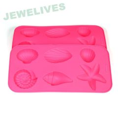Silicone Ice tray mold in Ocean style