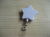 Star shape promotion white color badge holder