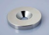 Sintered NdFeB magnet with taper hole